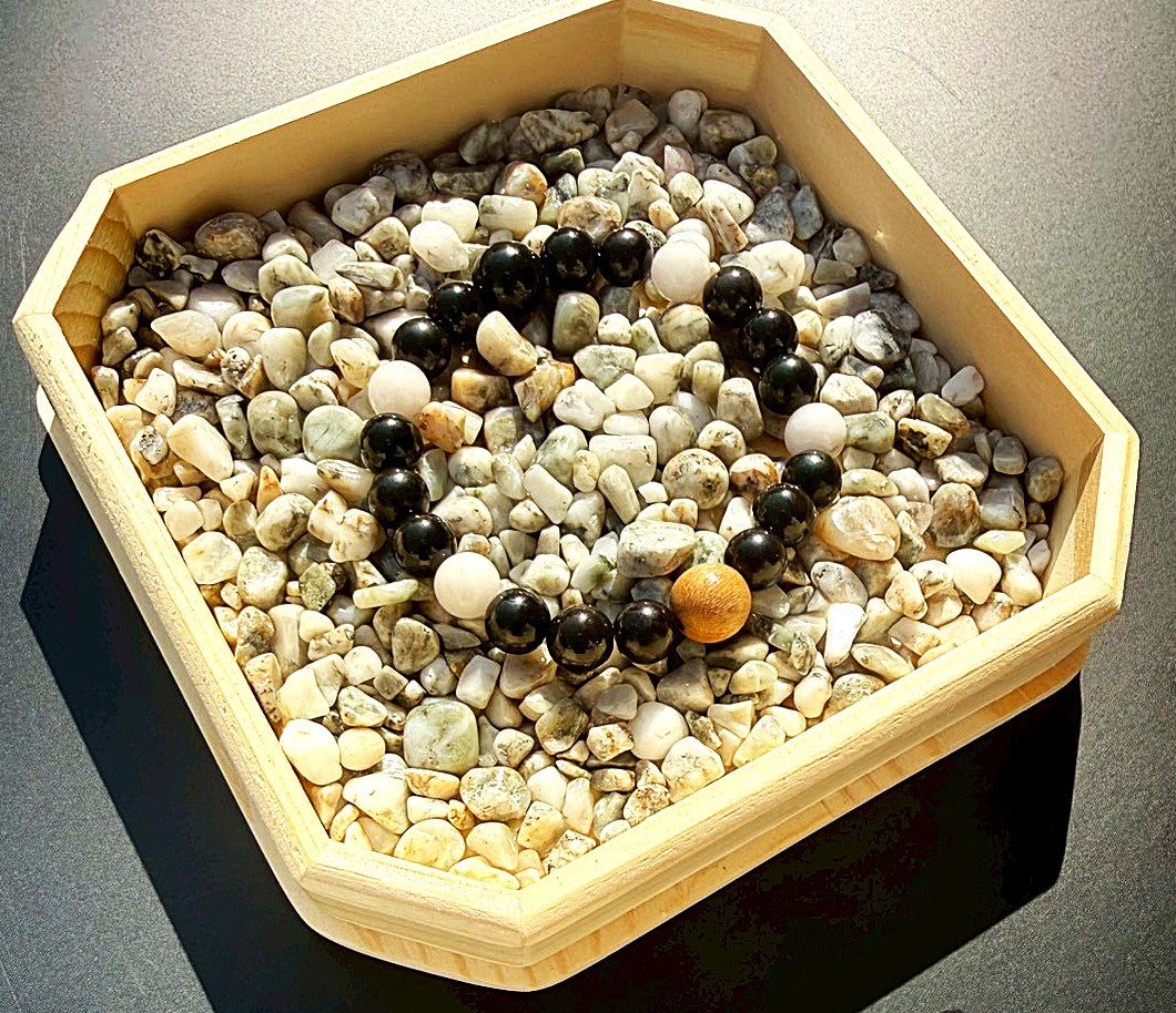 おいせ石のさざれ台座セット(約120g)